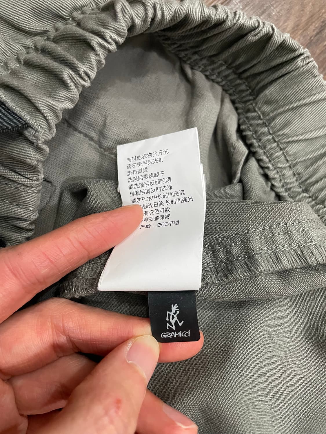 그라미치 루즈 테이퍼드 팬츠 그레이 상품이미지7