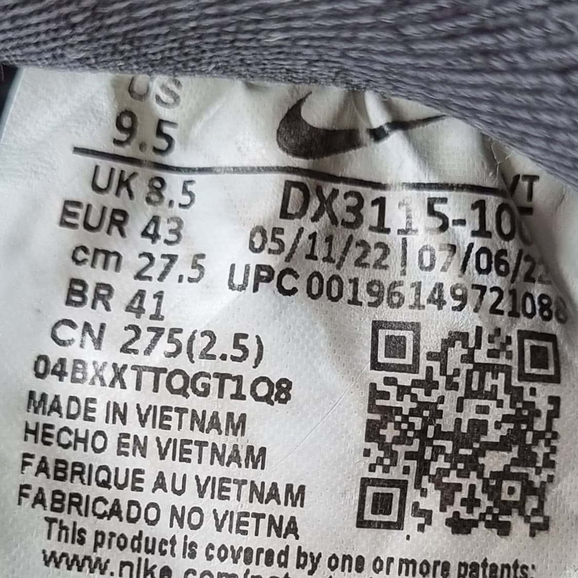 나이키 에어포스1 블랙화이트 남성운동화275. 상품이미지6