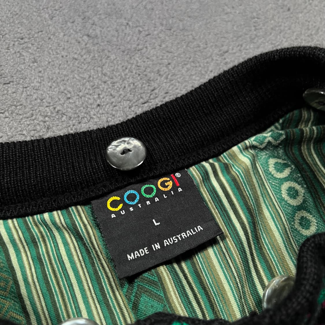 COOGI 쿠지 케이블 니트 후드 가디건 상품이미지6