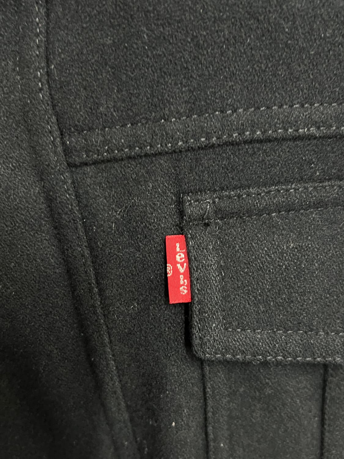 Levis 리바이스 카모플라쥬 울 블렌드 후드 자켓 상품이미지5