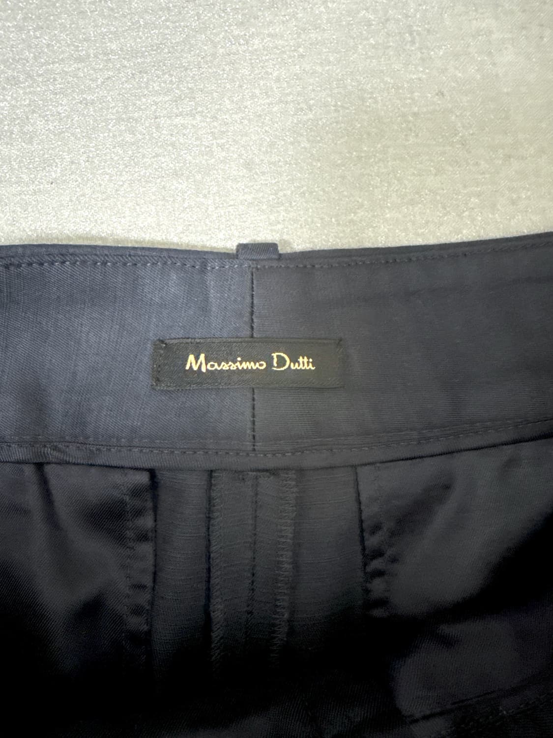 마시모두띠 네이비 핀턱 팬츠 상품이미지5