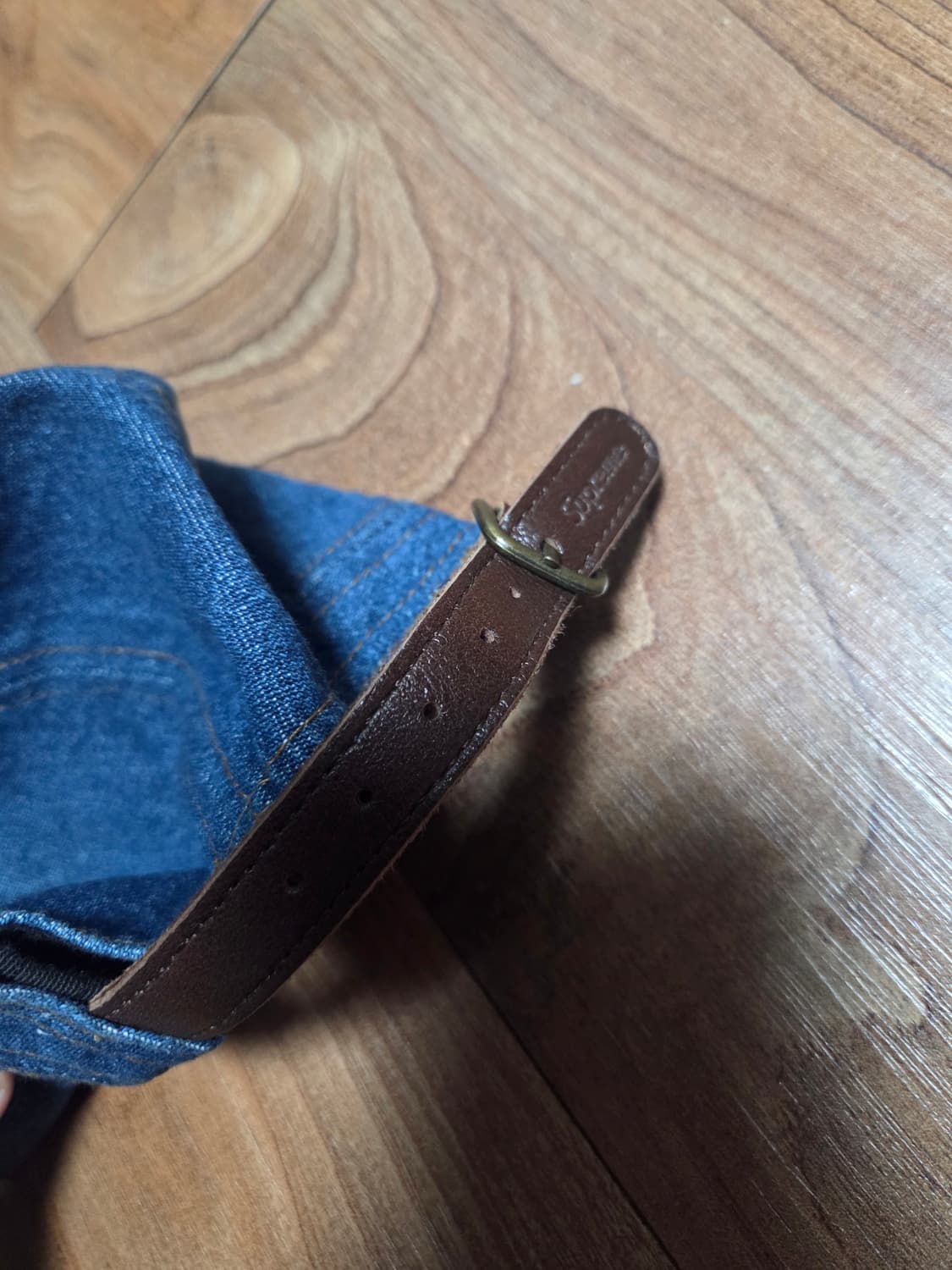 Supreme Washed Denim Camp Cap 상품이미지8