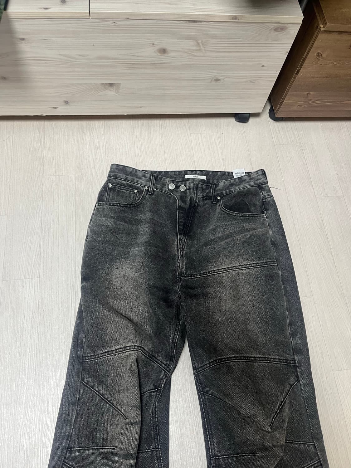 etce 스태킹 플레어 데님 L사이즈 상품이미지3