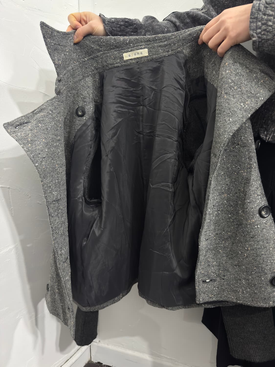 asana knit detail two button jacket 상품이미지7