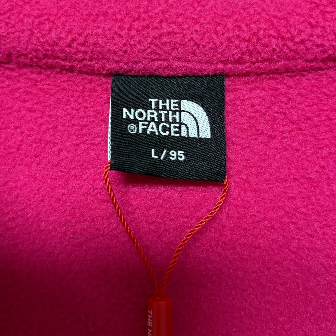 3782 노스페이스 핫핑크 플리스 후리스 집업 자켓 상품이미지5