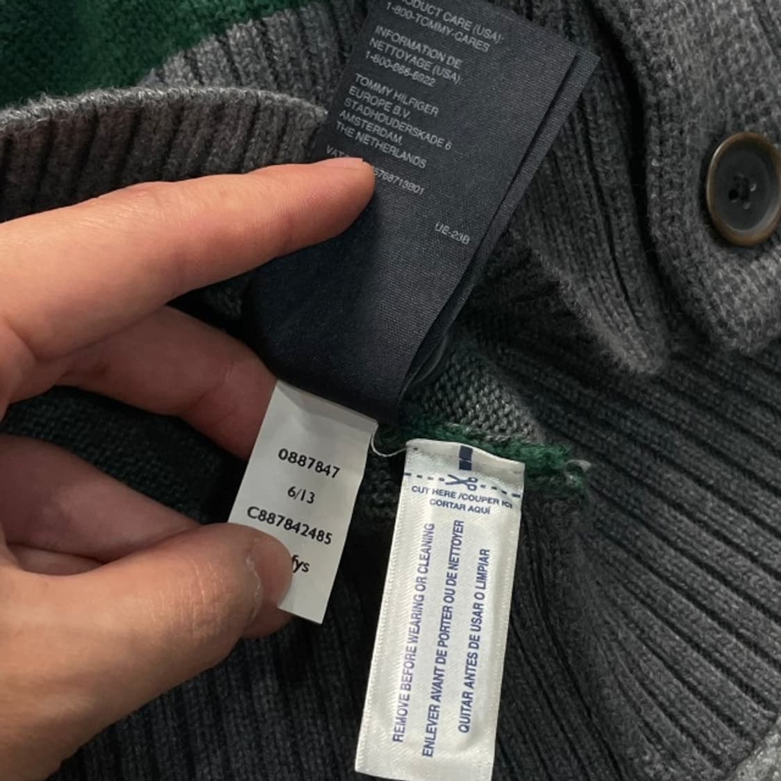 90 타미힐피거 가디건 상품이미지4
