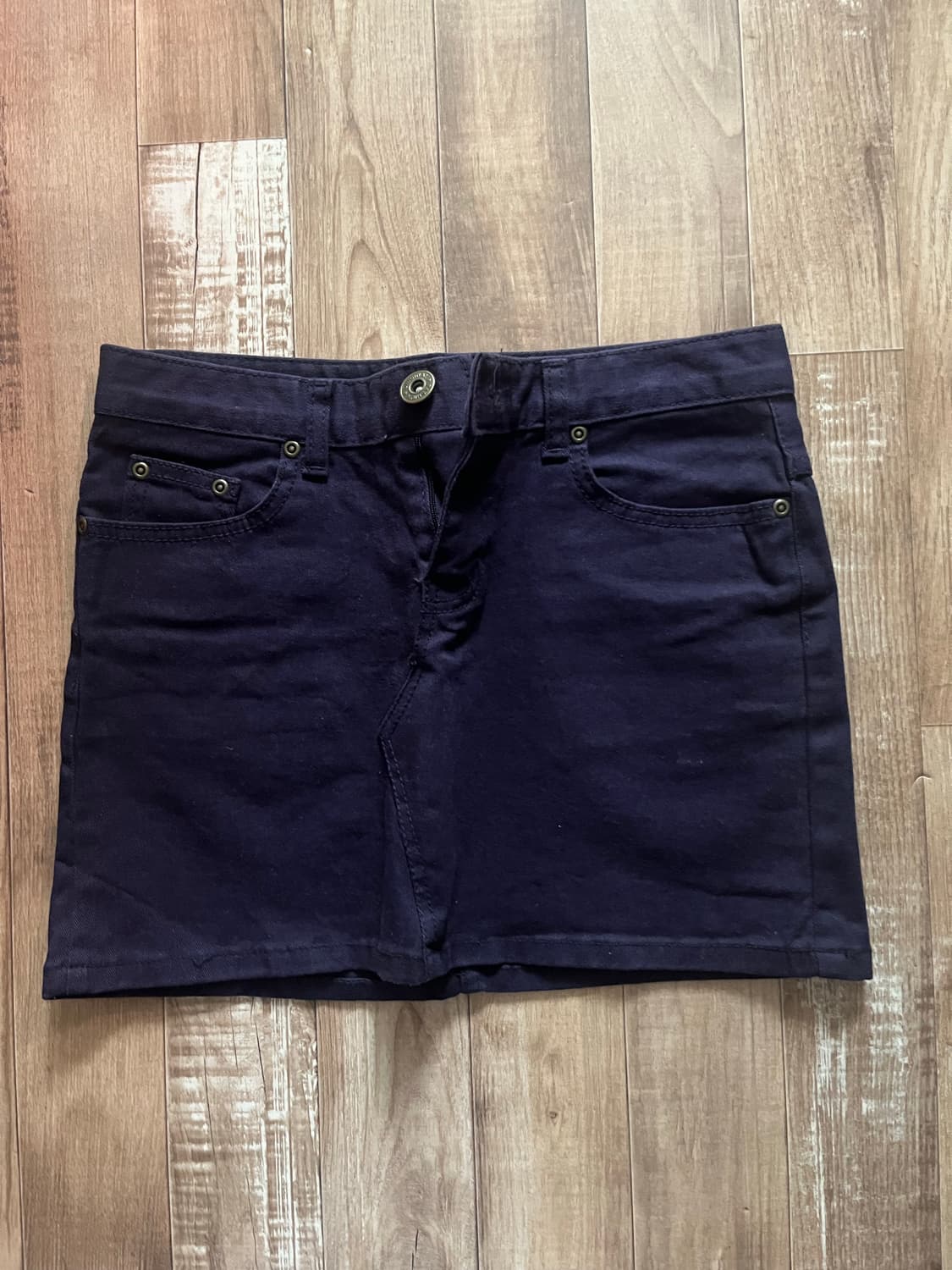 빈티지 보라 청치마 상품이미지1