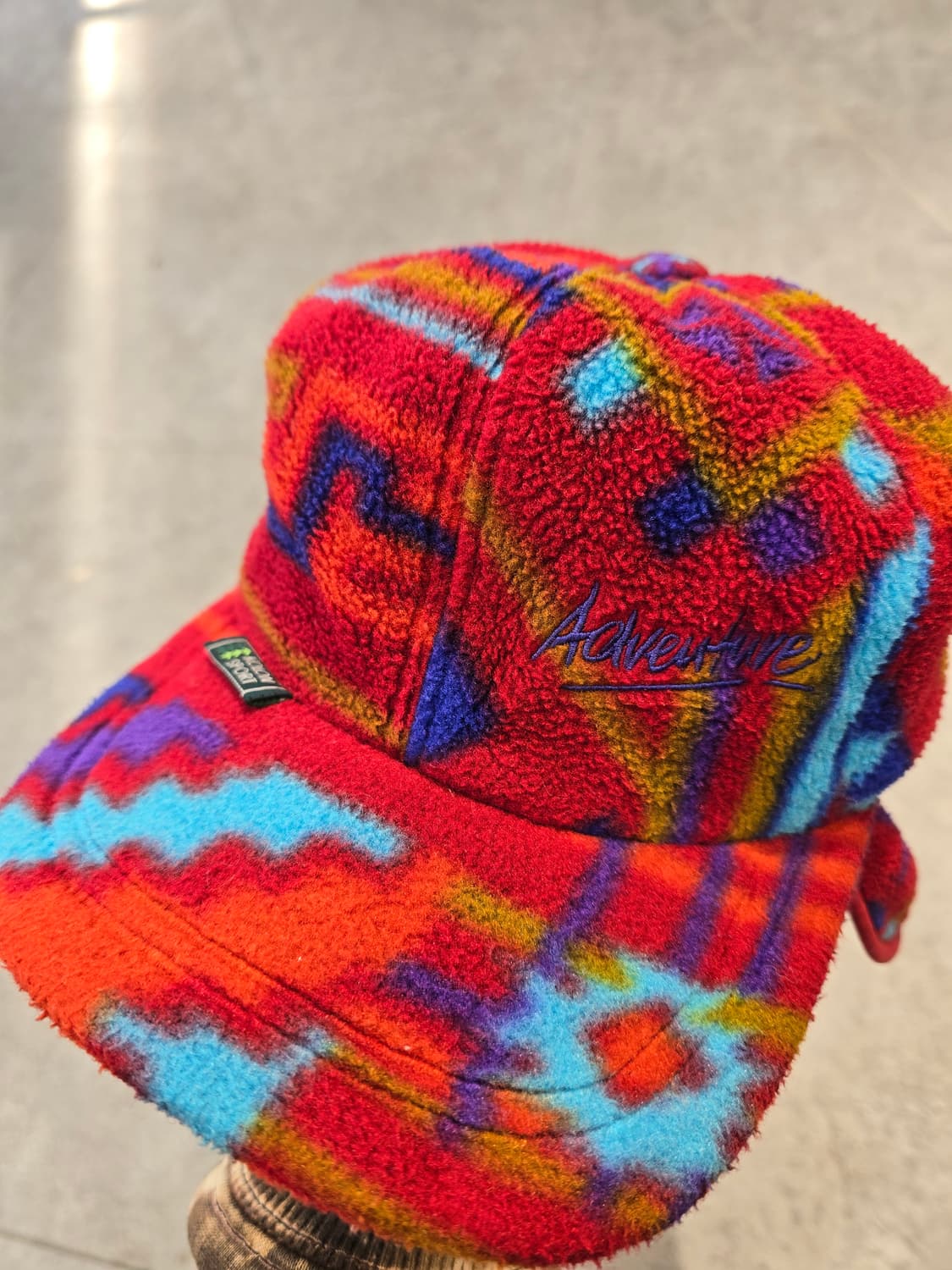 90's KOLON SPORT 이어플랩 플리스 캡 상품이미지5