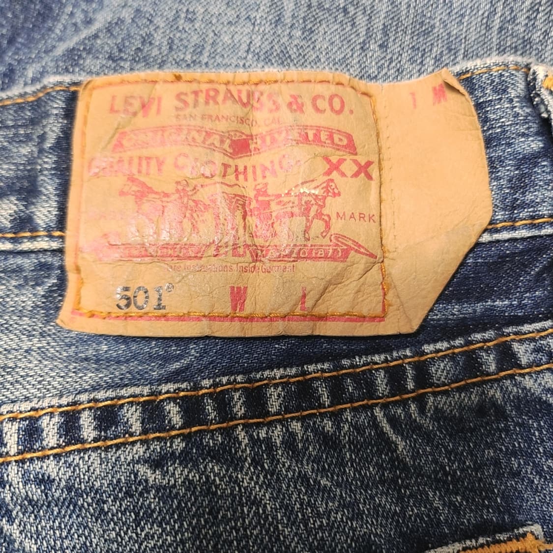 [29] 리바이스 USA 501 청바지 데님팬츠 상품이미지3