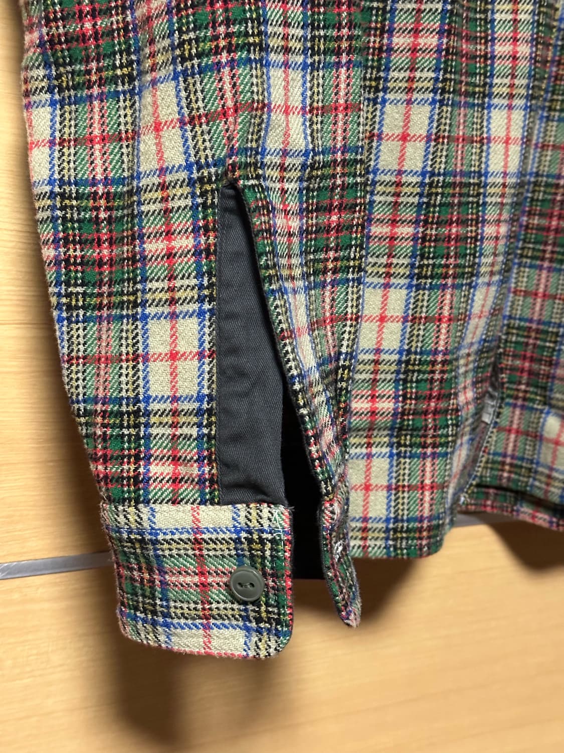 더블알엘  25 FW 더블알엘 플레이드 울 블렌드 트윌 셔츠 상품이미지8