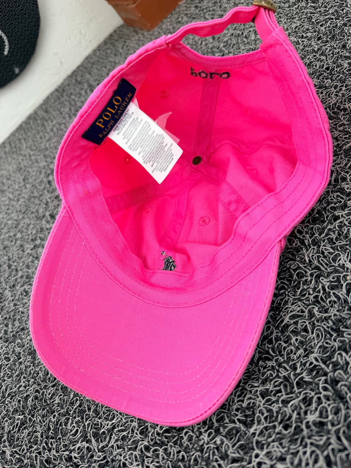 [Polo Ralph Lauren] 클래식 치노 코튼 볼캡 - 핑크 상품이미지3