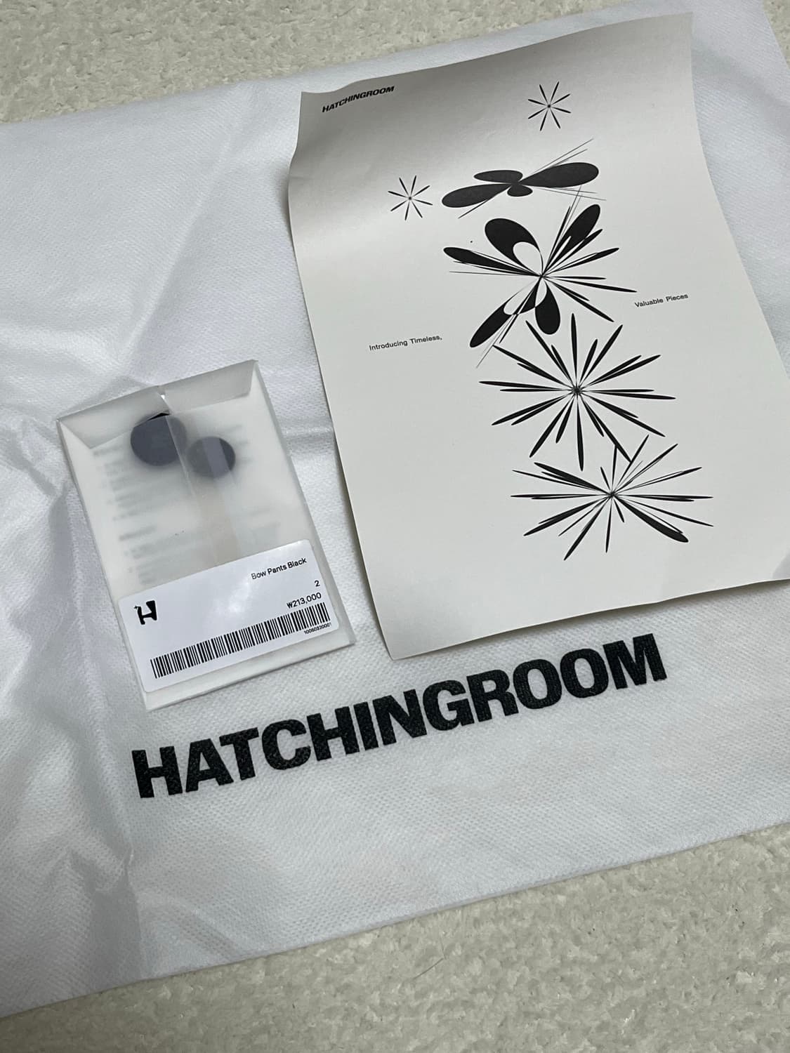 해칭룸 보우 팬츠 bow pants [Size 2] 상품이미지10