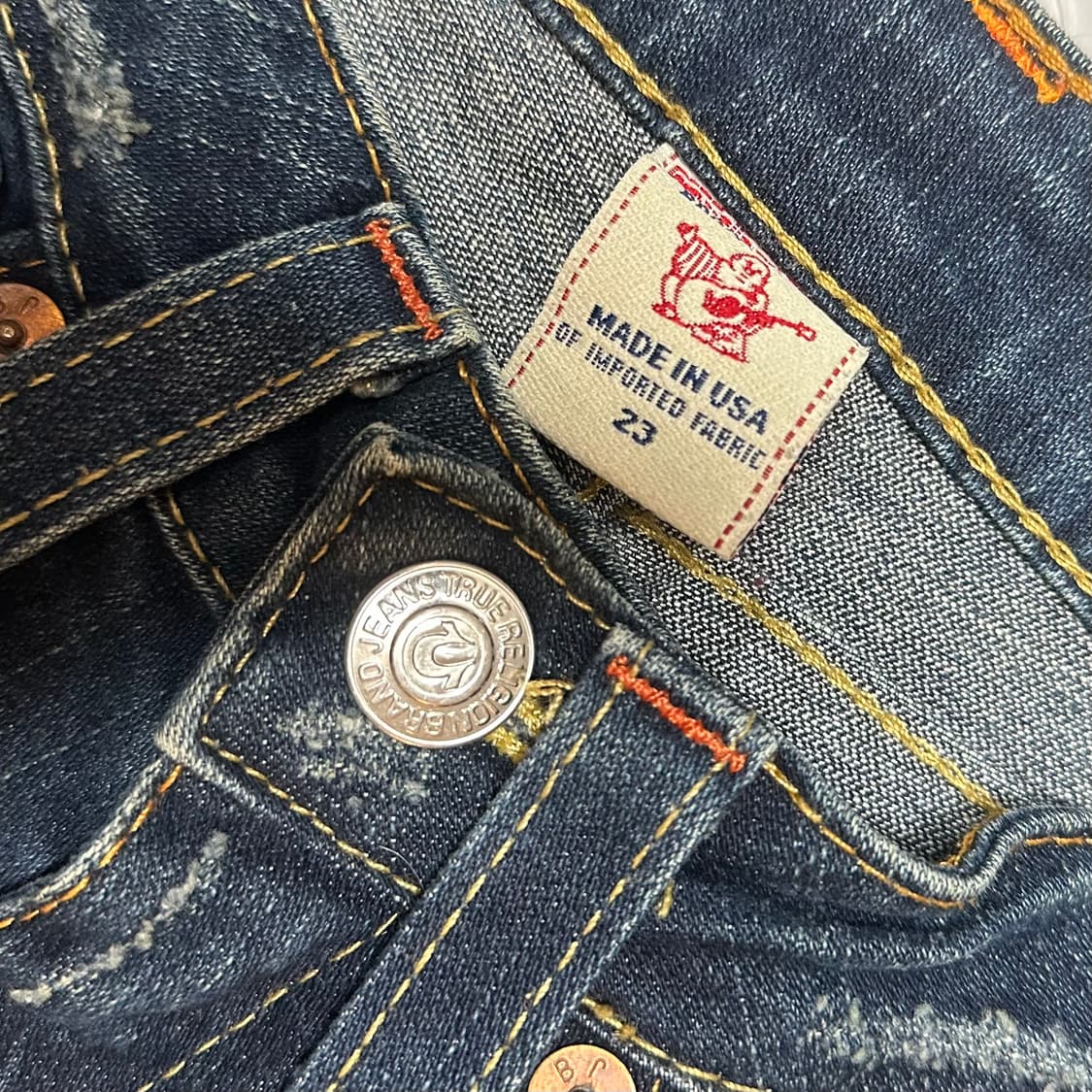 True Religion 트루릴리전 중청 부츠컷 데님 상품이미지3