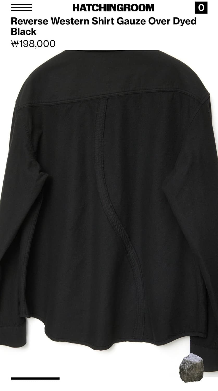 Reverse Western Shirt Gauze Over Dyed 2 상품이미지4