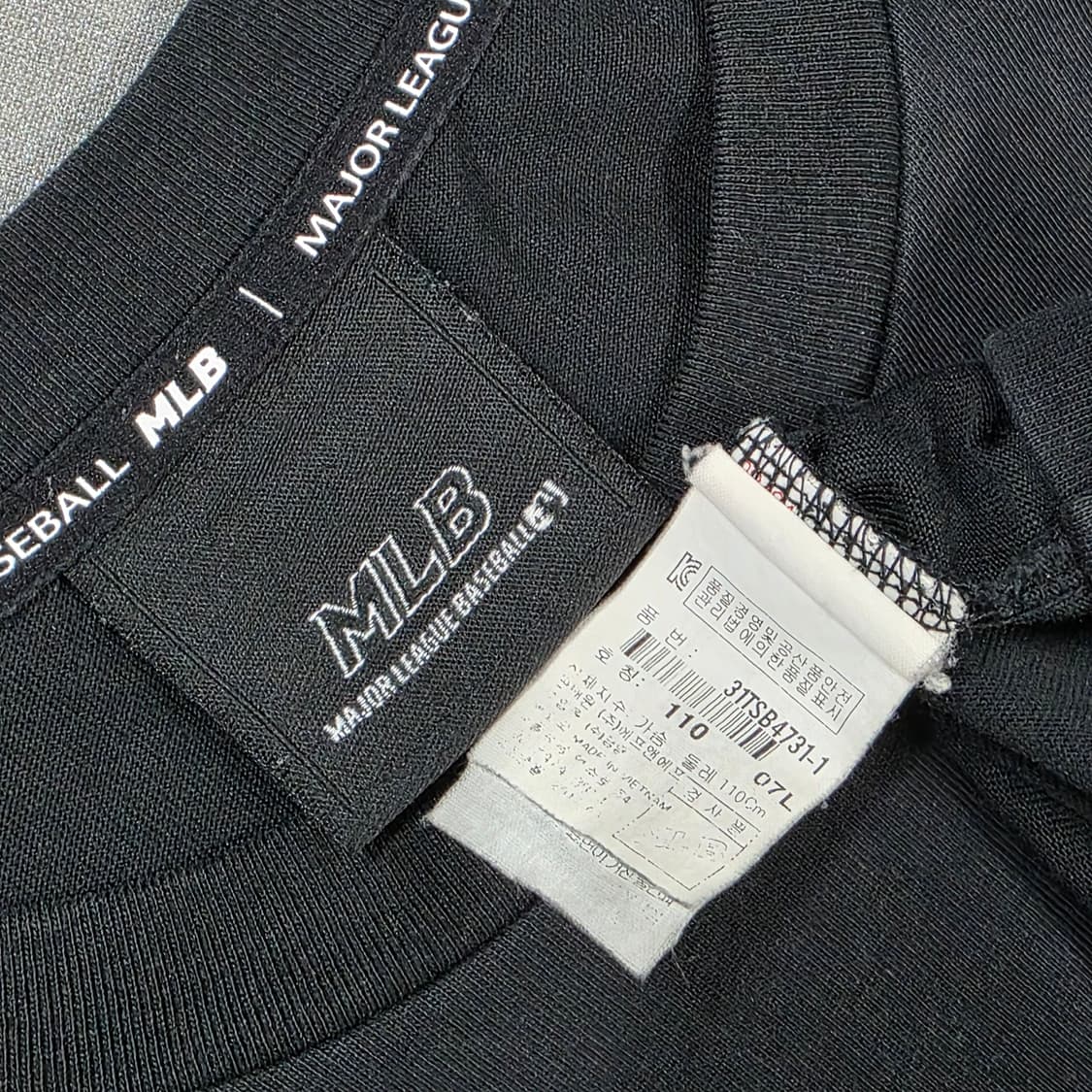 110 MLB 웨이브 서핑 프린트 반팔티셔츠 블랙 상품이미지5