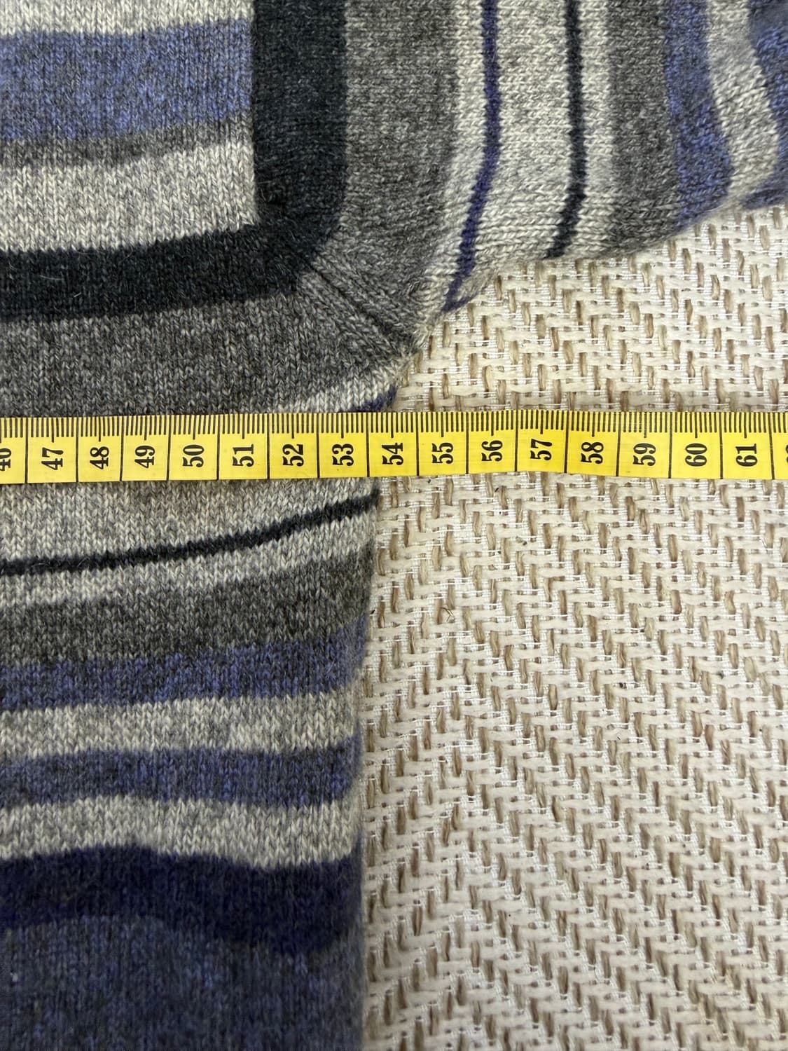 정품) Paul Stuart 폴스튜어트 남성 캐미시머100 니트 M 상품이미지7