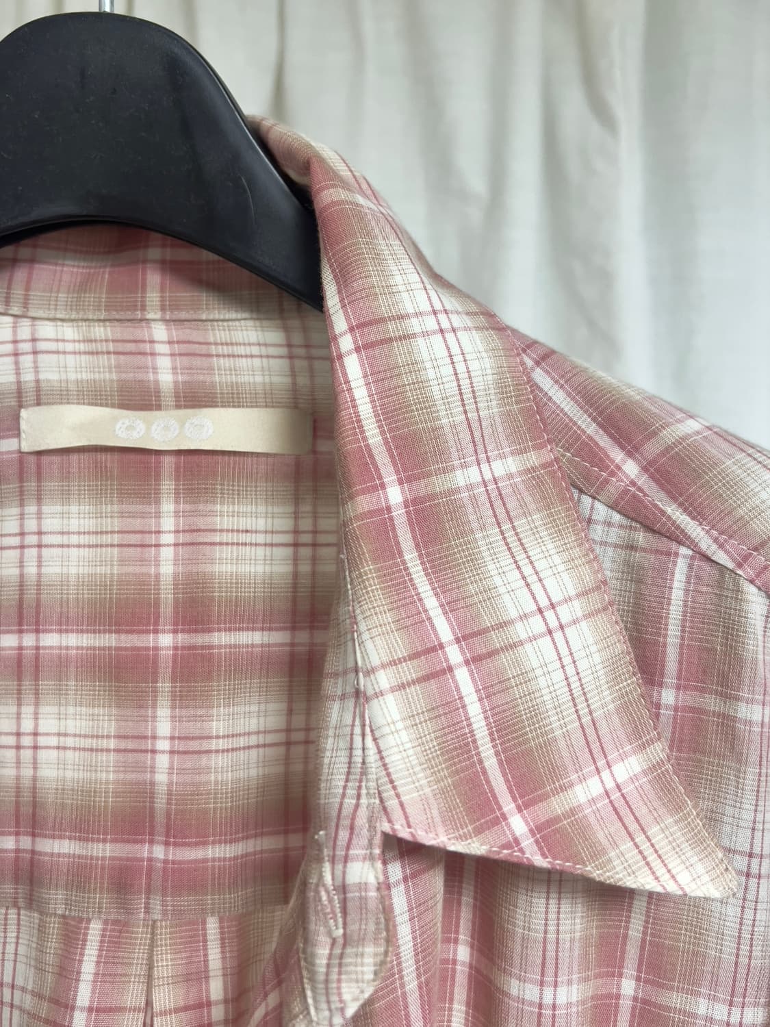 999휴머니티 EASY CHECK SHIRTS V10(PINK) 1사이즈 상품이미지1