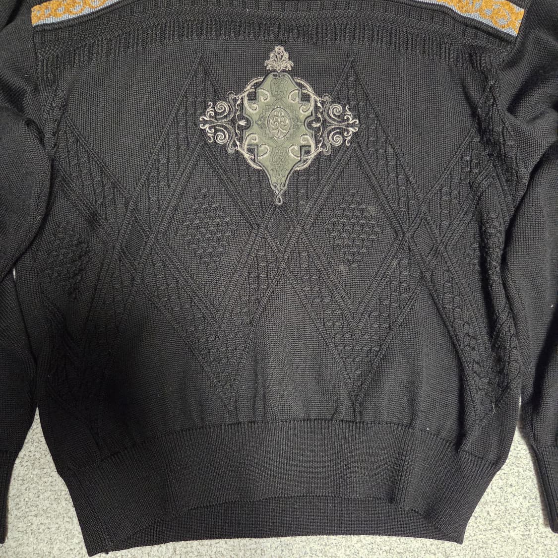 Moare 일본 빈티지 울 니트 L(100) 상품이미지4