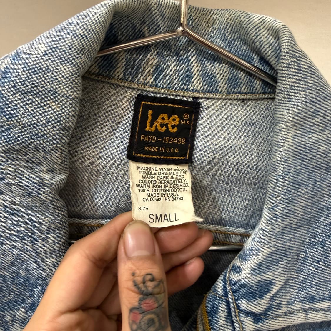 LEE 데님 조끼 베스트 상품이미지4