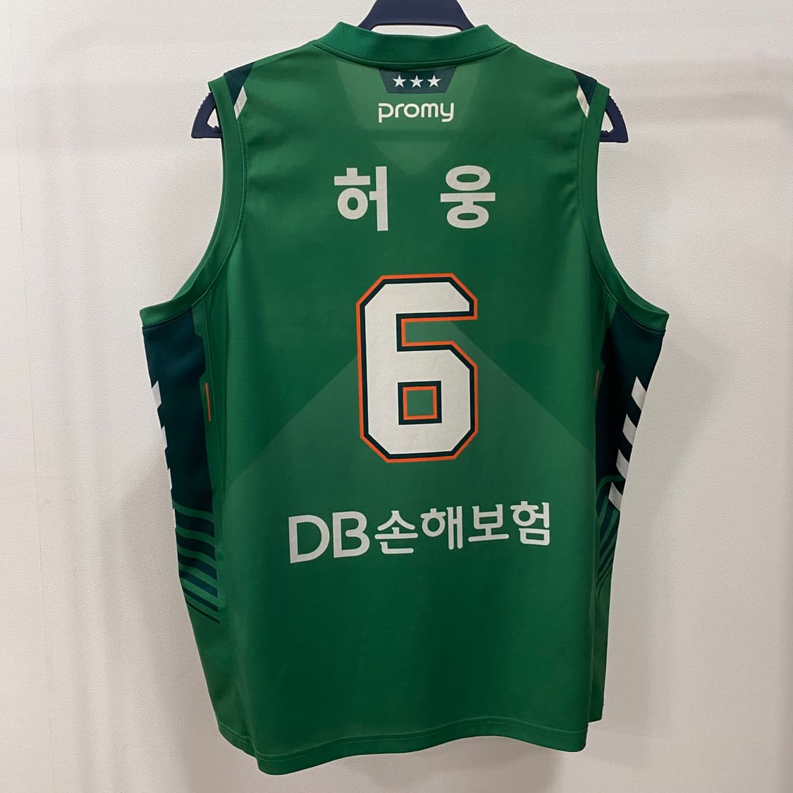험멜 원주DB 프로미 허웅 마킹 유니폼 상품이미지2