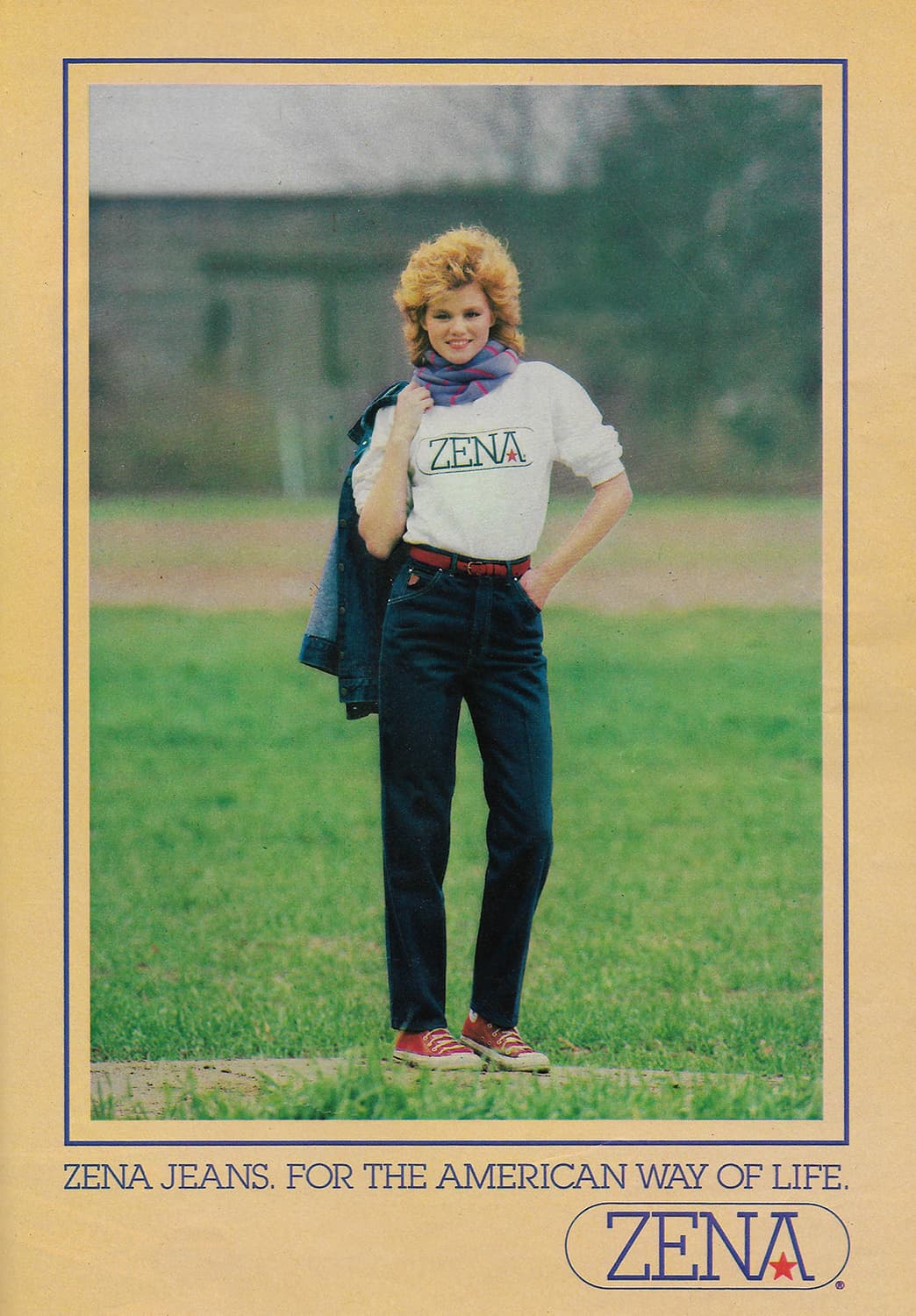 빈티지 USA 90s Zena Jeans 제나진 스웻셔츠 M 95 상품이미지6
