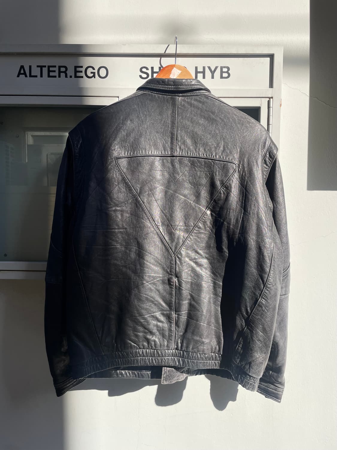 Vintage Leather Racer Jacket 상품이미지7