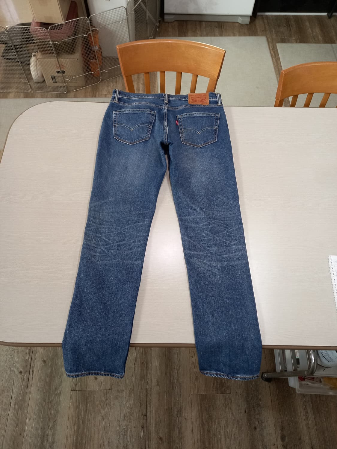 32 리바이스511 약골반 워싱 스판 슬림일자진 32-318 상품이미지2