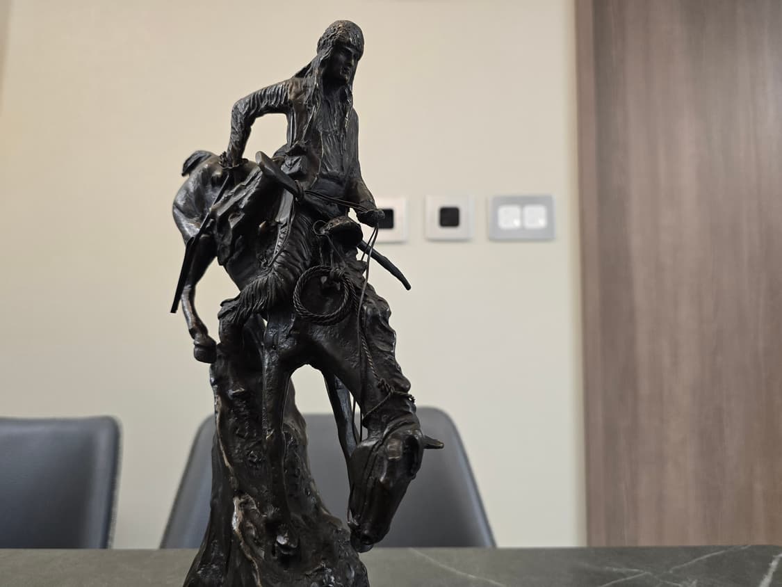 미국 조각가 Frederic Remington 브론즈 작품 상품이미지9