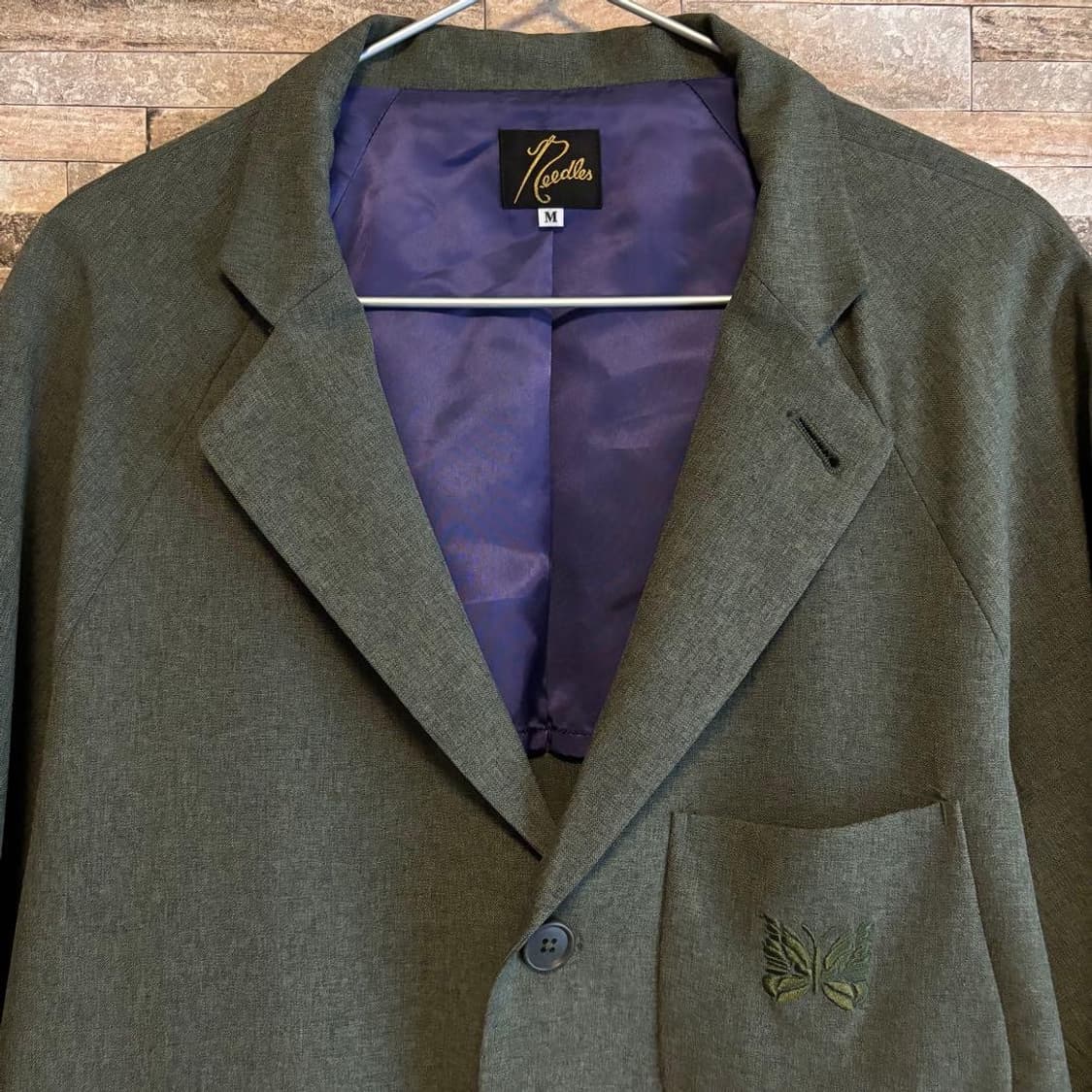 (M) 니들스 올리브 그린 셋업 수트 상품이미지4