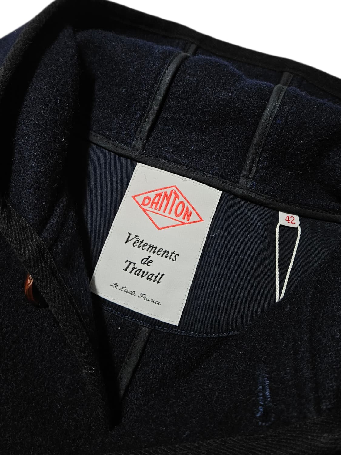 단톤 Danton 후디드 울코트 네이비 42 상품이미지4