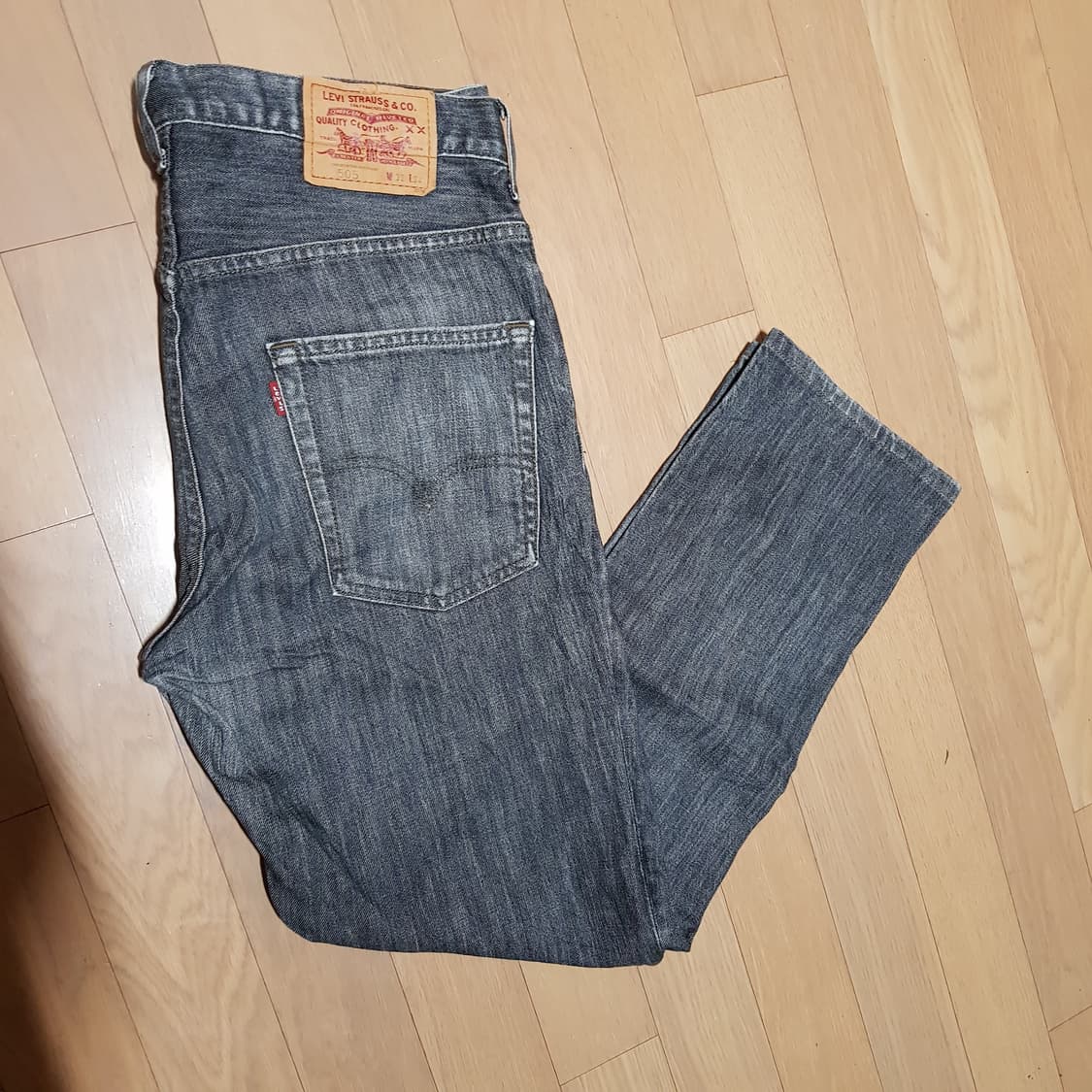 32인치/ 리바이스 505 /일본 내수용 그레이데님/2-420타 상품이미지4