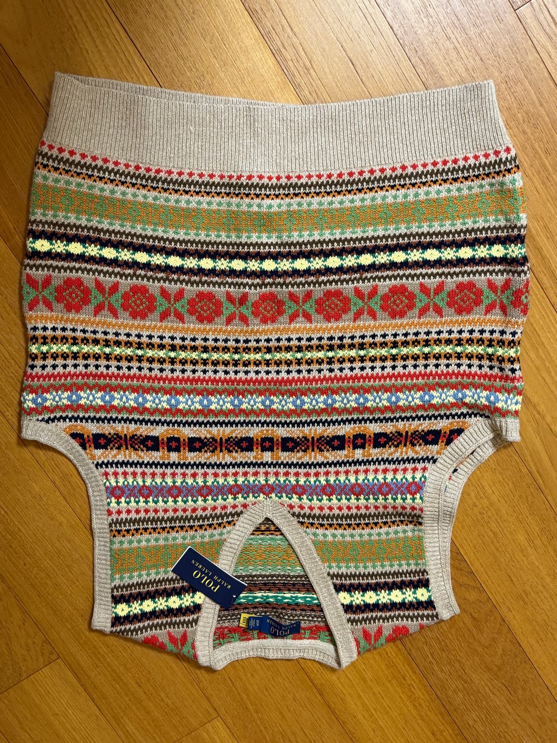 폴로 페어아일 니트조끼 XL 사이즈 새상품 상품이미지3