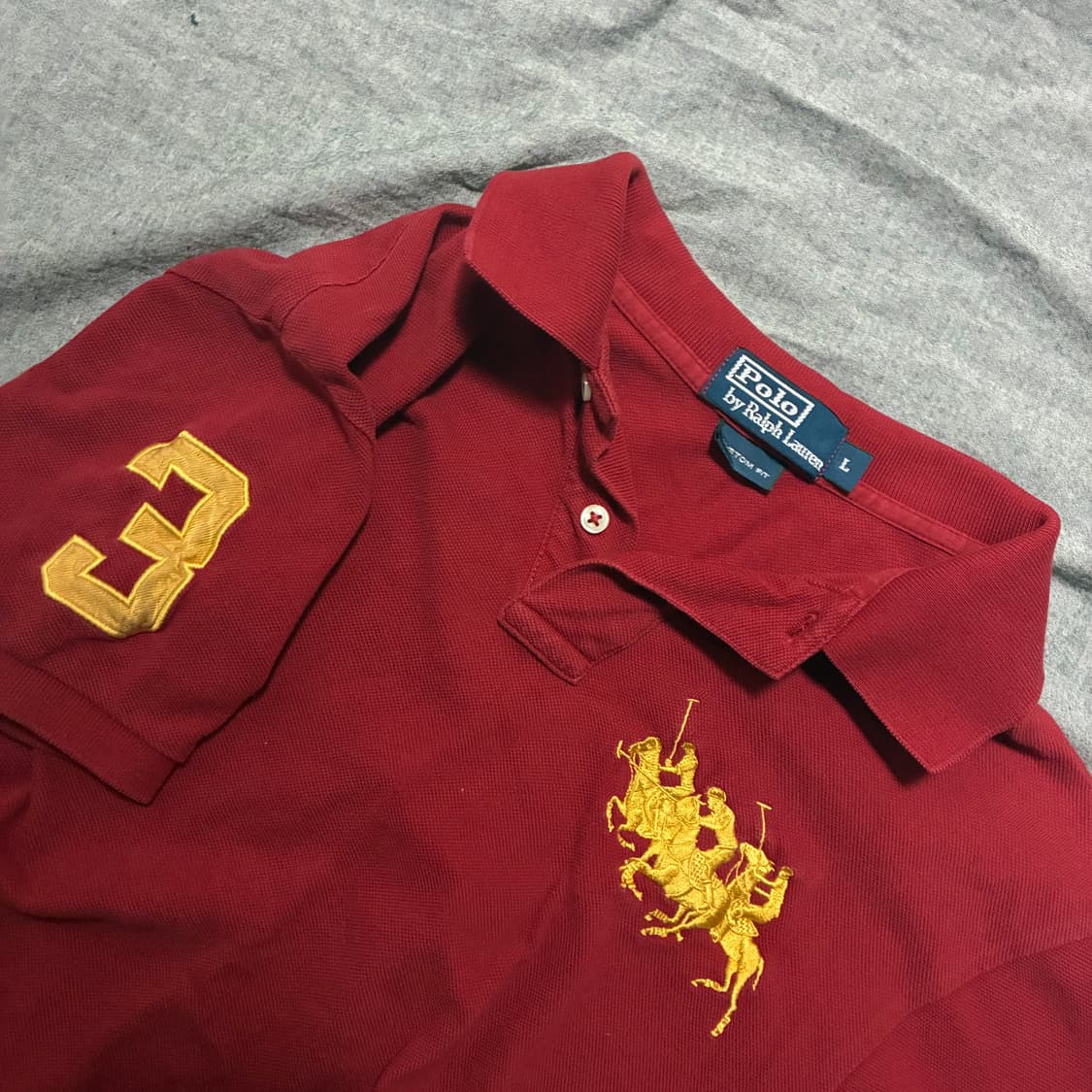 폴로 버건디/금장 멀티 빅포니 L 상품이미지2