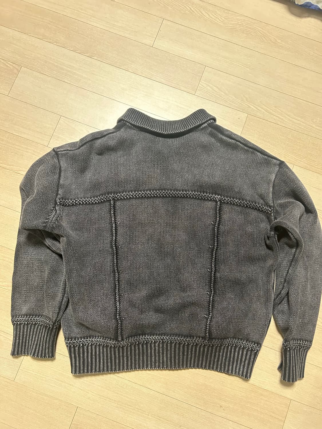 엘무드 트러커 스톤 워시드 가디건 48 상품이미지3