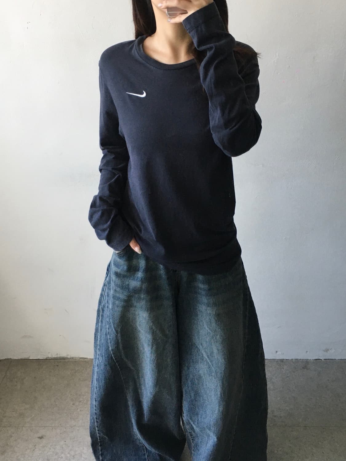 나이키 스우시 롱슬리브 상품이미지2