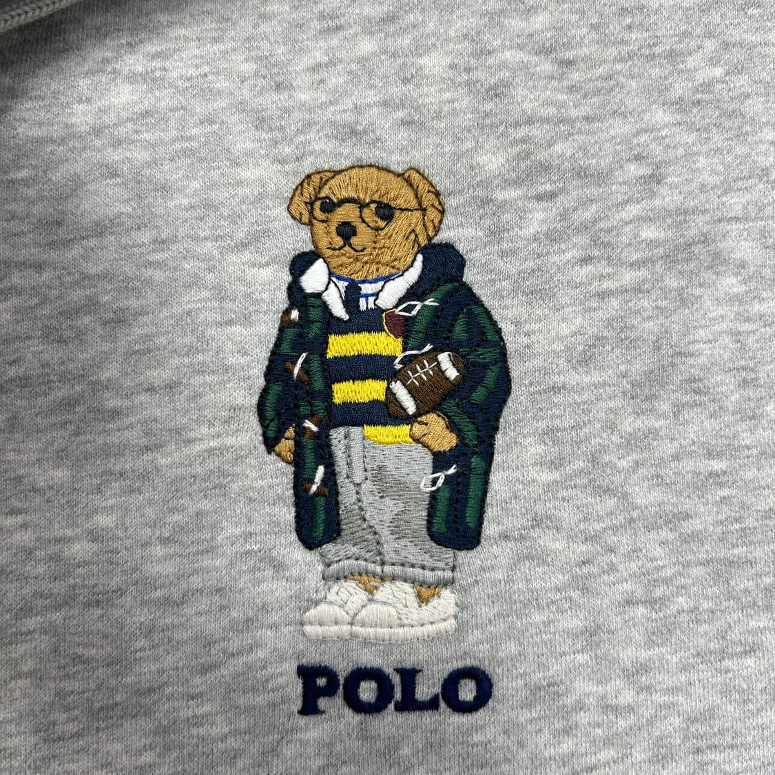 폴로 베어 플리스 그레이 후드집업(2XL) 상품이미지5