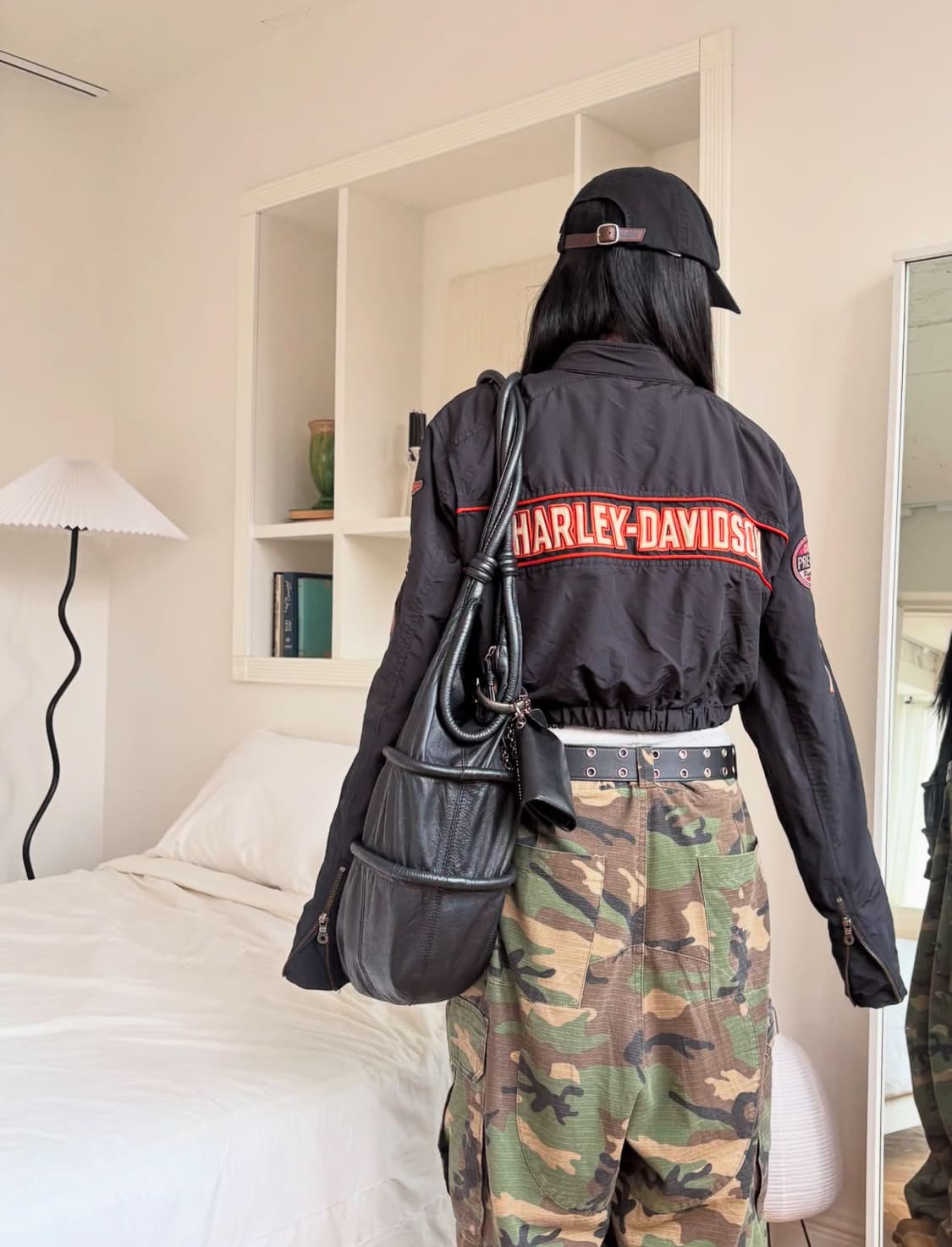 할리데이비슨 크롭 자켓 상품이미지1