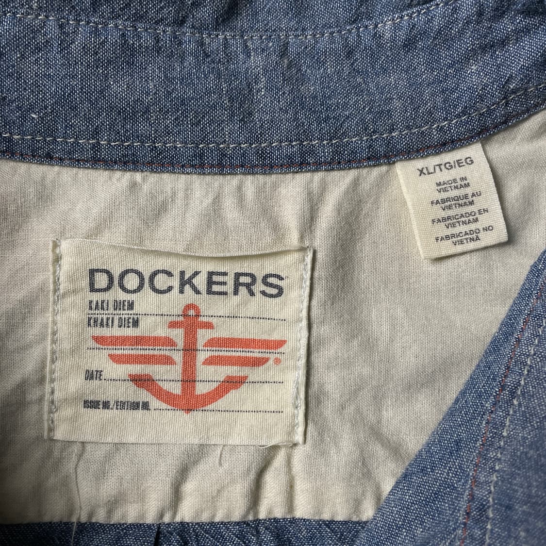 DOCKERS 다커즈 빈티지 코튼 데님 셔츠 A00668 상품이미지9