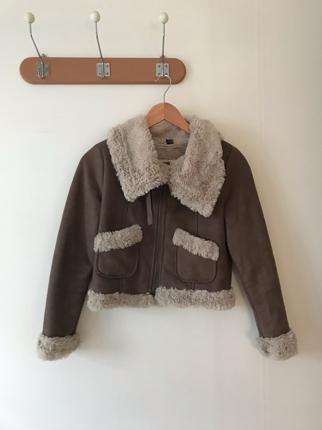 크롭 무스탕 상품이미지5