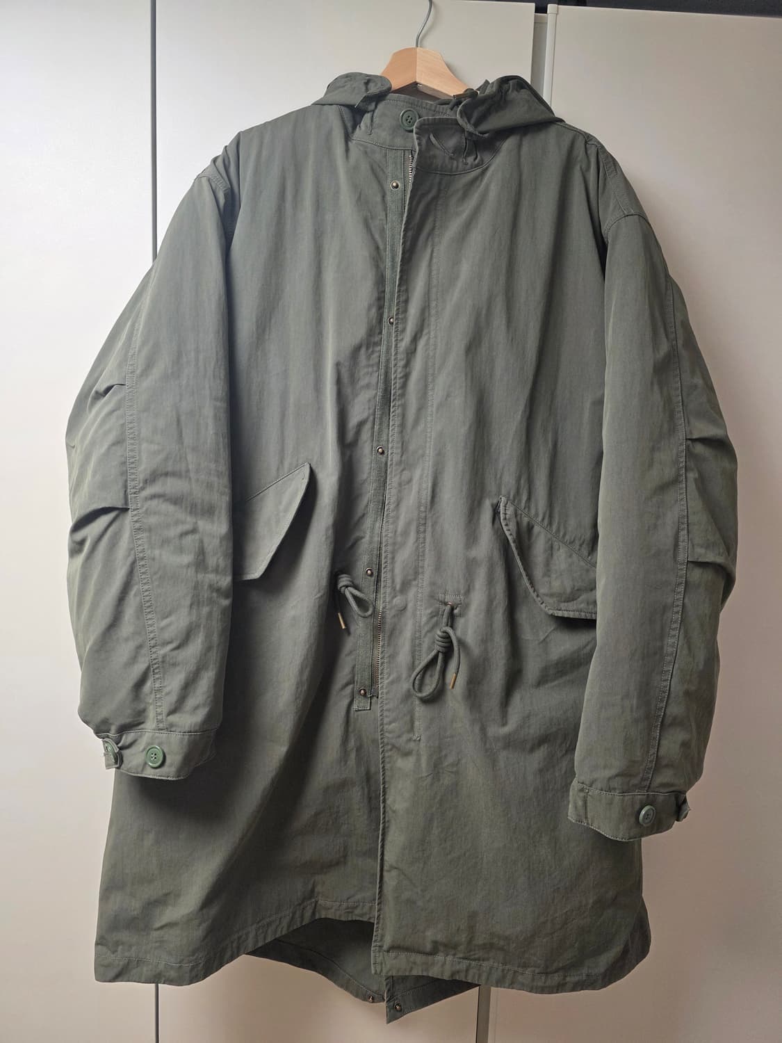 프리즘웍스 m-65 fishtail  파카 L사이즈 팝니다 상품이미지1