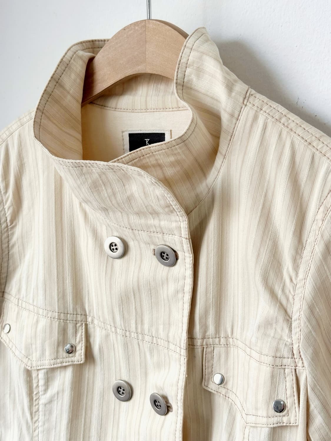 Natural cotton nylon wide silhouette cro 상품이미지10