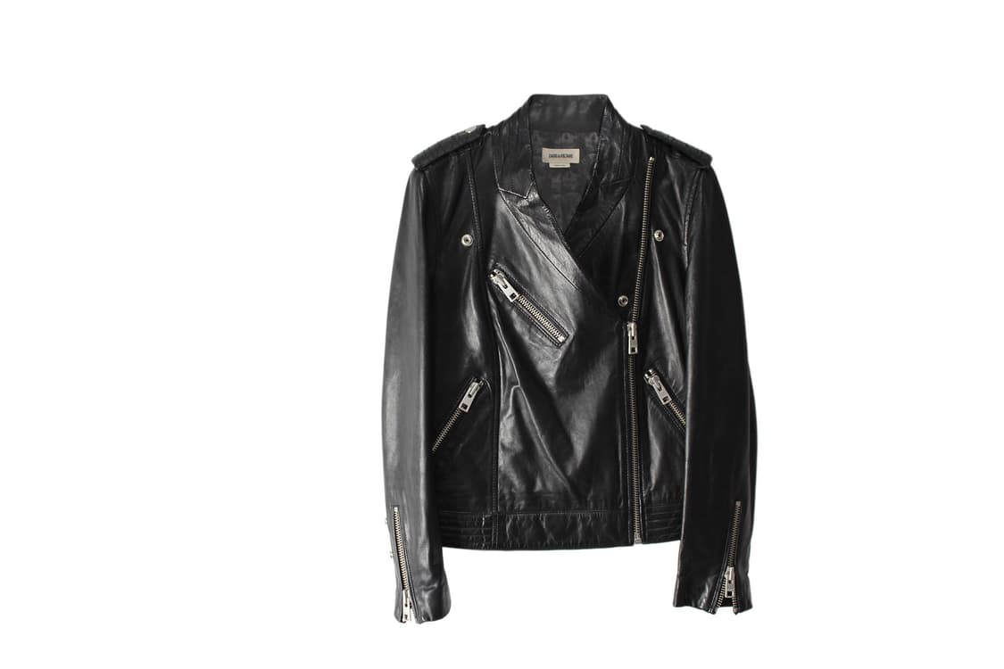 ZADIG & VOLTAIRE 자딕앤볼테르 램스킨 레더 바이커 자켓 상품이미지1