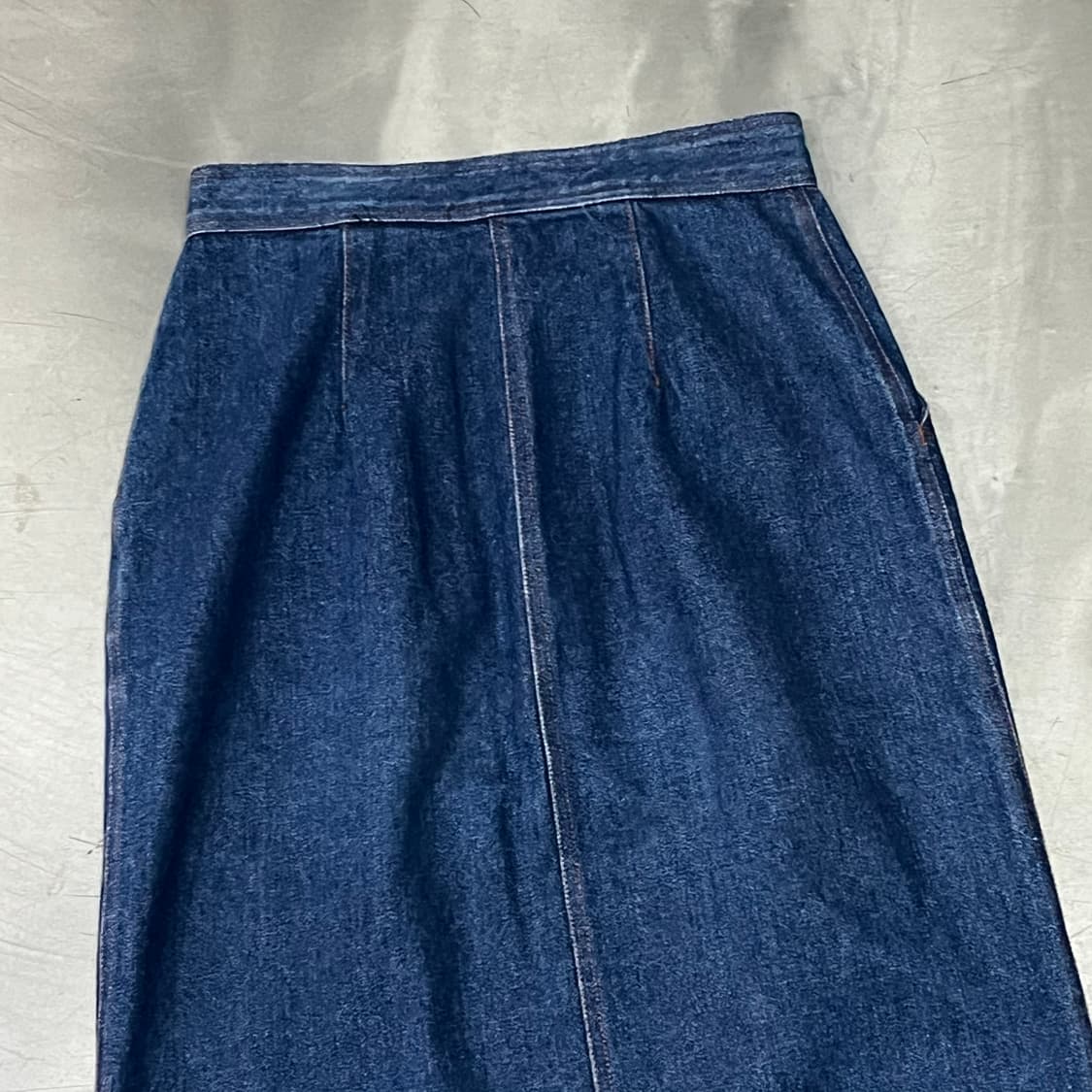  크리지아 진스 버튼 데님 롱 스커트 y16345 상품이미지5