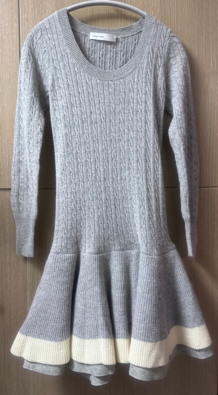 sacai luck 사카이럭 니트 원피스 상품이미지1