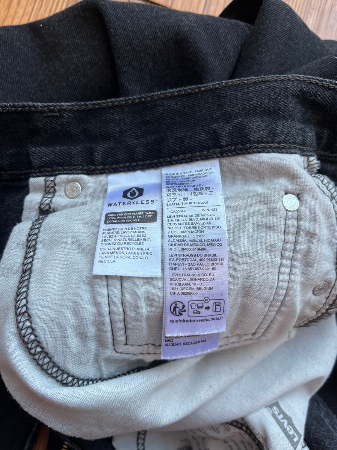 리바이스 흑청 550 상품이미지4