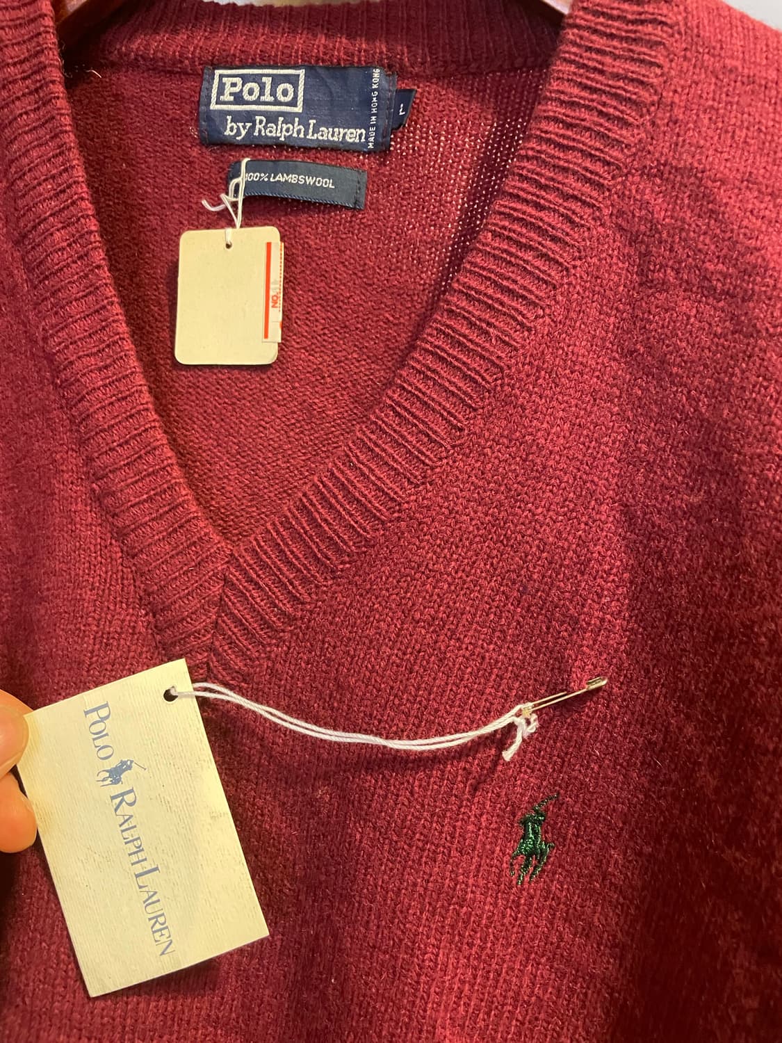 폴로 브이넥니트 상품이미지4