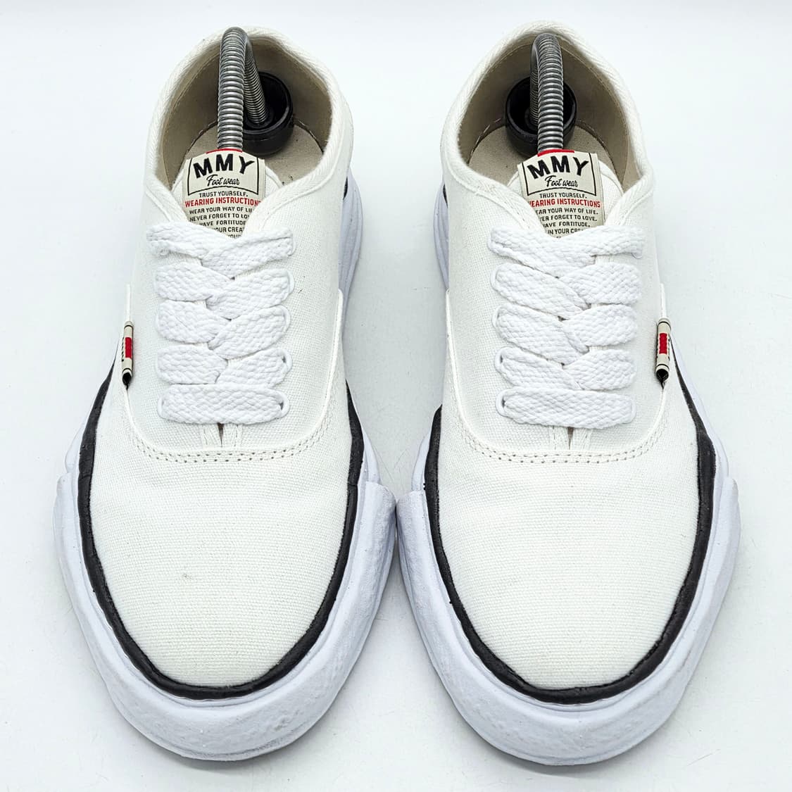 메종 미하라 야스히로 베이커 OG 솔 캔버스 로우 화이트 (44) 상품이미지4