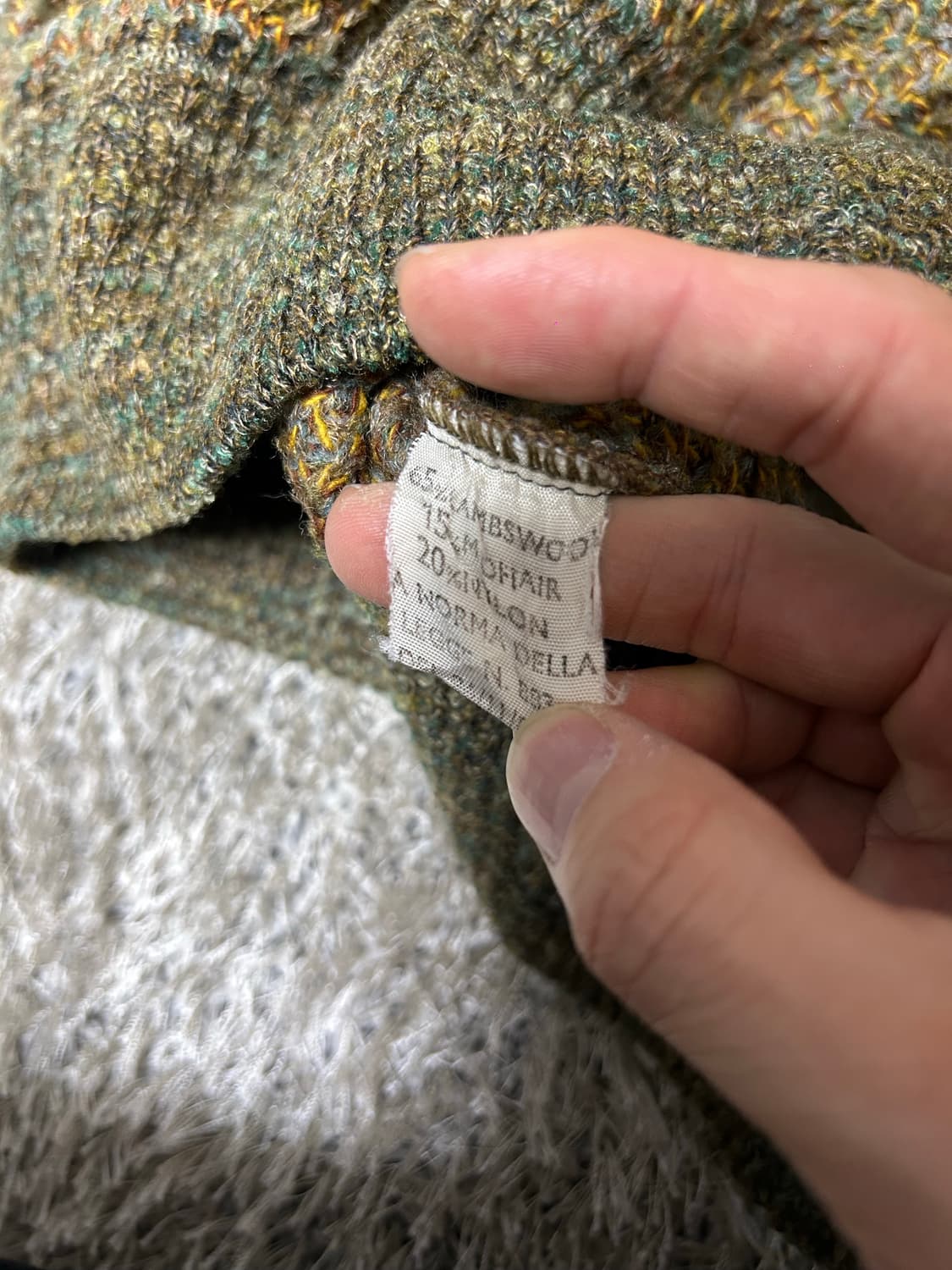 이태리제 니트 사이즈 105 상품이미지4