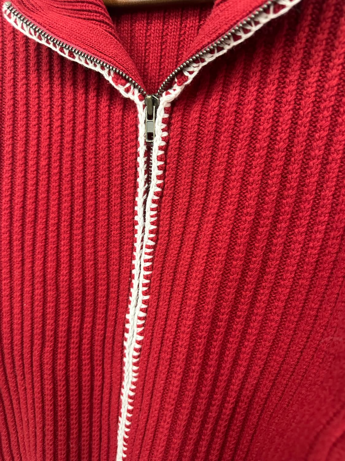 빈티지 니트 집업 상품이미지3