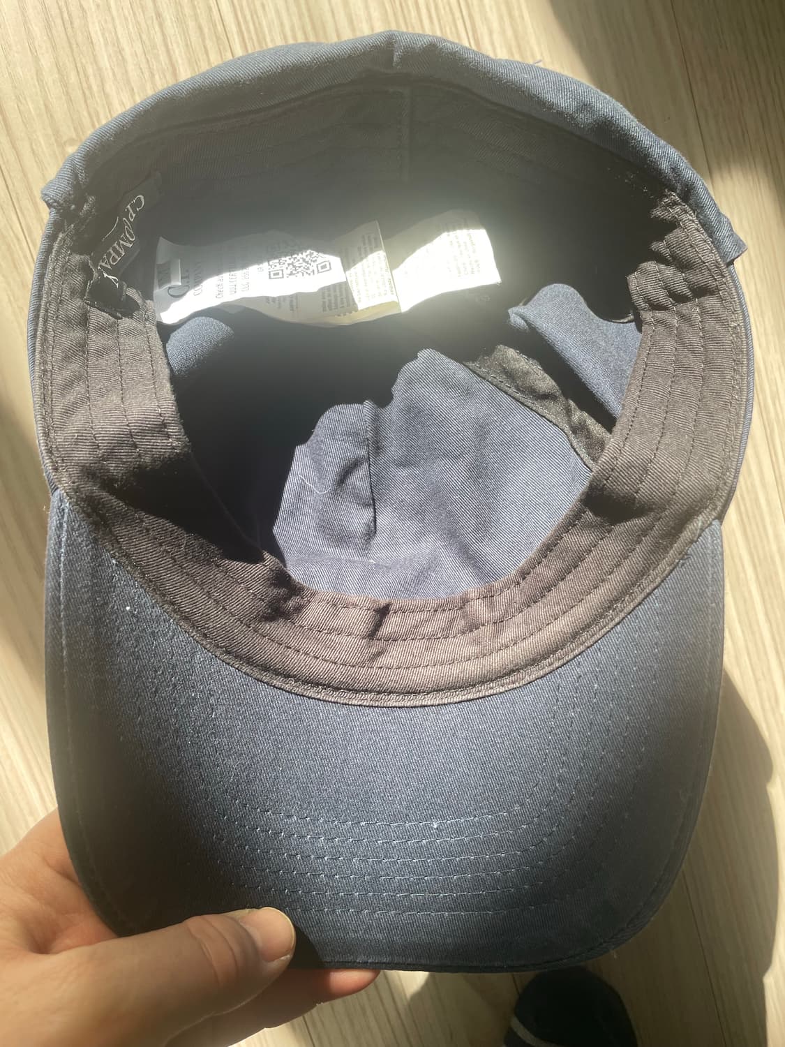 정품 CP컴퍼니 고글캡 모자 네이비 M 상품이미지2